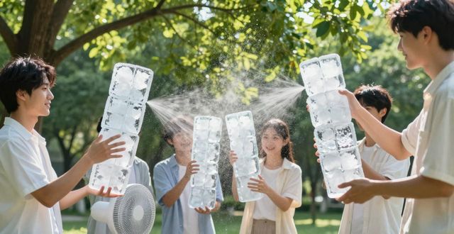 大冰块降温方法_杭州江干区夏季防暑降温大冰块_大冰块户外活动使用时长